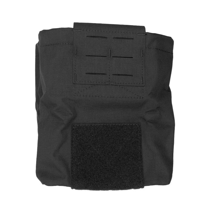 Black Kore Essentials Dump Pouch Fully Open from the Back