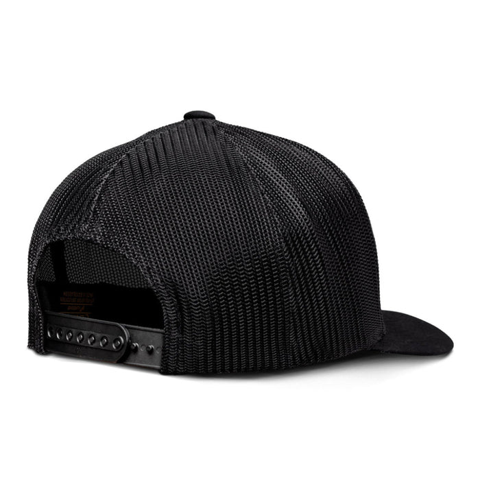 Backside View of Black Kore Essentials Trucker Cap
