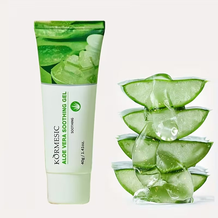 KÖRMESIC Natural Aloe Vera Soothing Gel (40g) – Hydrating & Calming Moisturizer for All Skin Types
