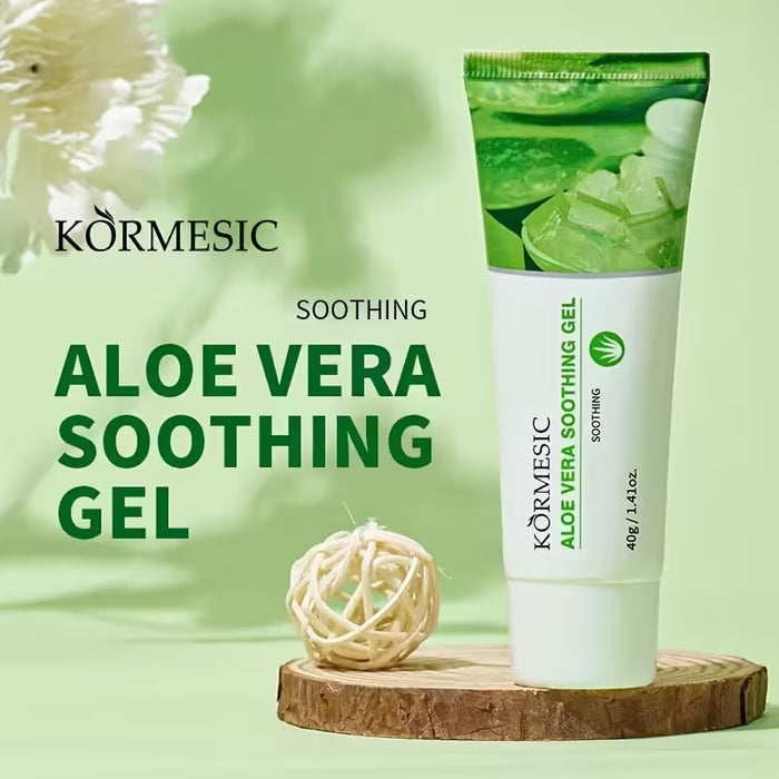 KÖRMESIC Natural Aloe Vera Soothing Gel (40g) – Hydrating & Calming Moisturizer for All Skin Types
