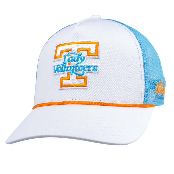 LADY VOLS ROPE HAT - WHITE/BLUE