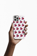 Ladybug Pattern Tough Phone Case — Cute Red & Pink Bug Design for Kids & Gift - 314 Originals