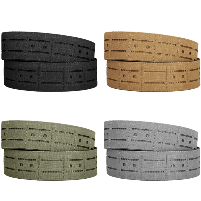 Kore Essentials Laser Cut Molle Battle Belt Straps on a White Background