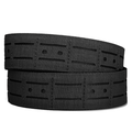 Black Laser Cut Molle Battle Belt strap on a white background
