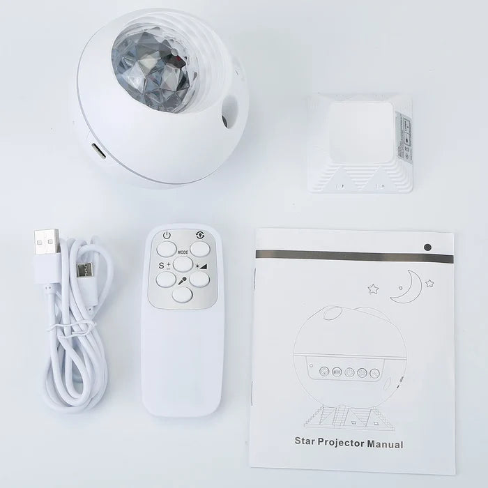 LED Star Projector Night Light Moon Nebula Cloud Lamp