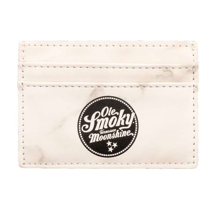 MARBLE LEATHER CARD HOLDER