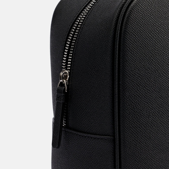 Marc Nolan Black Leather Briefcase Duffle