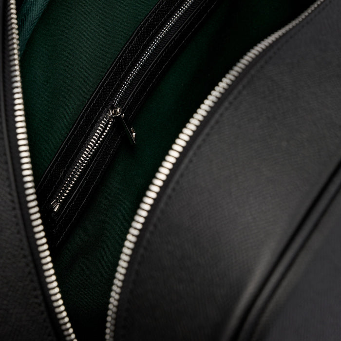 Marc Nolan Black Leather Briefcase Duffle