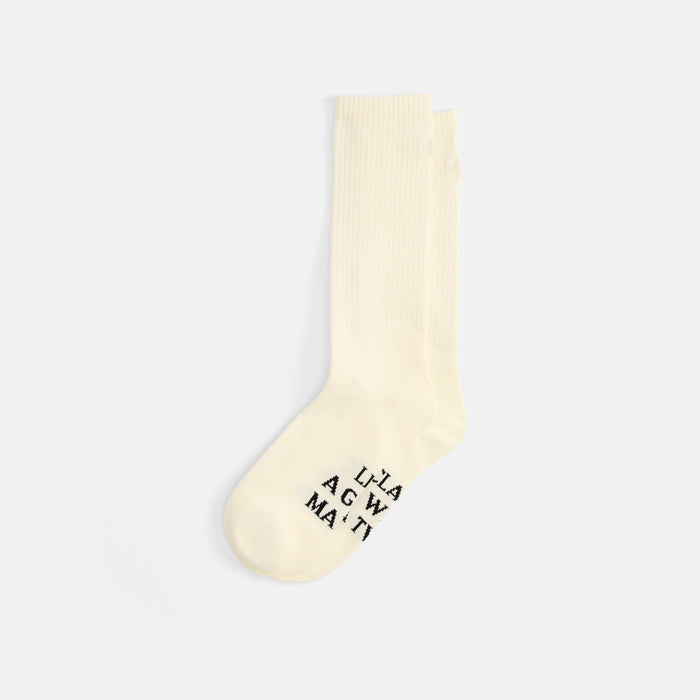 Marc Nolan Cream Hidden Message Socks