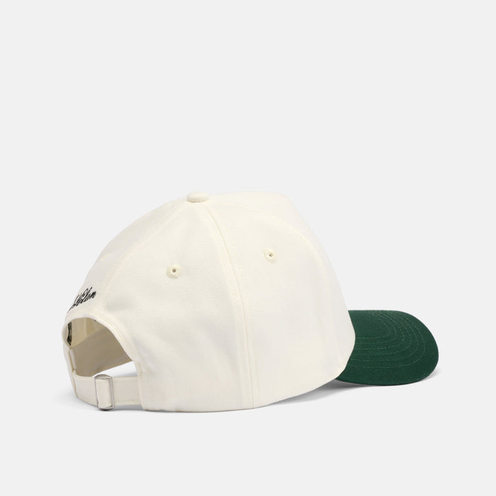 Marc Nolan Dachshund Logo Hat - Cream/Green