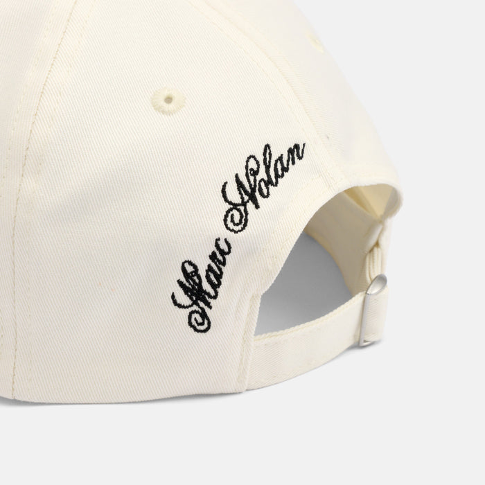 Marc Nolan Dachshund Logo Hat - Cream/Green