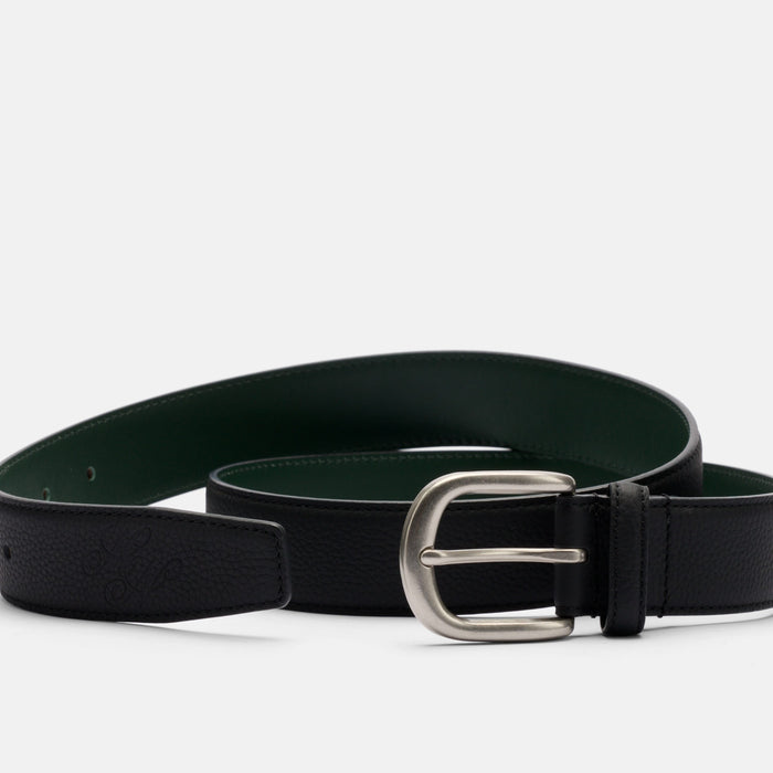 Marc Nolan Everyday Belt - Black Pebble Leather