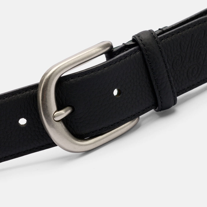 Marc Nolan Everyday Belt - Black Pebble Leather