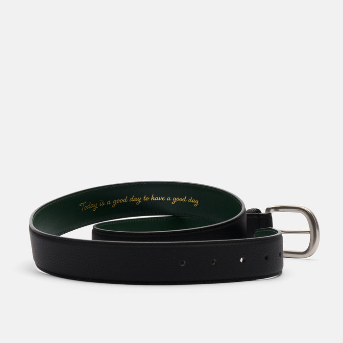 Marc Nolan Everyday Belt - Black Pebble Leather