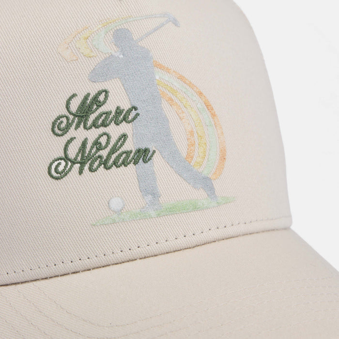 Marc Nolan Golf Logo Hat - Cream