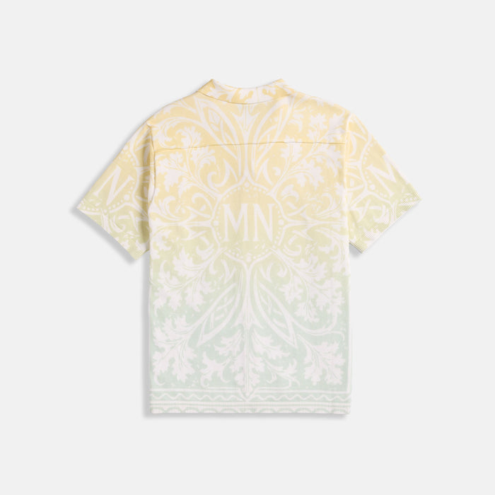 Marc Nolan Knit Monogram Shirt - Citron Ombre