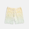 Marc Nolan Knit Monogram Shorts - Citron Ombre