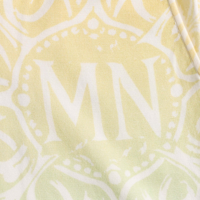 Marc Nolan Knit Monogram Shorts - Citron Ombre