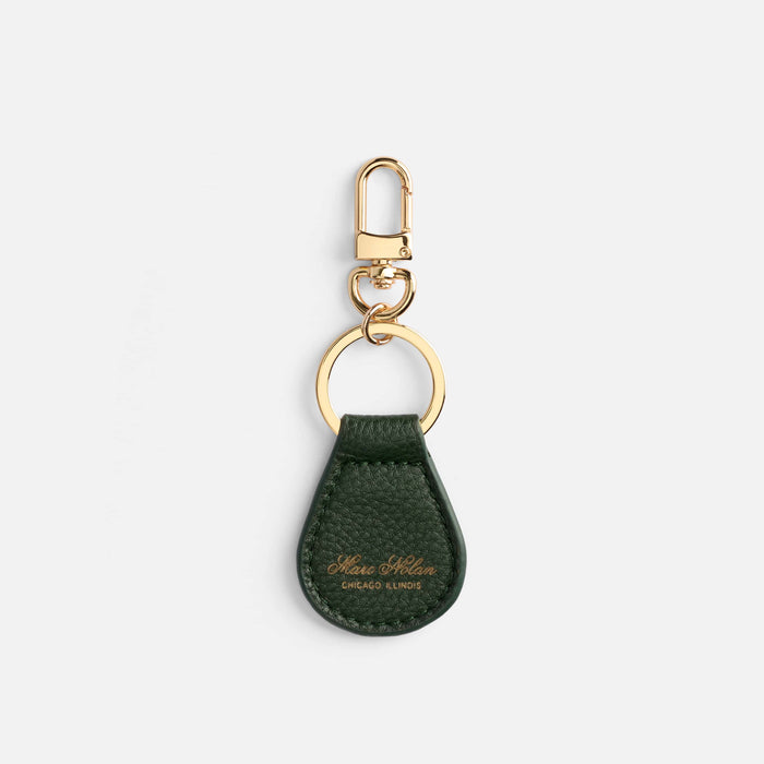 Marc Nolan Leather Keyring - Green
