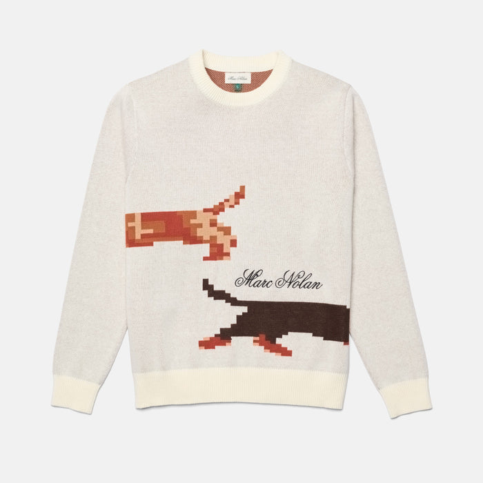 Marc Nolan Pixel Dogs Crewneck Sweater - Unisex