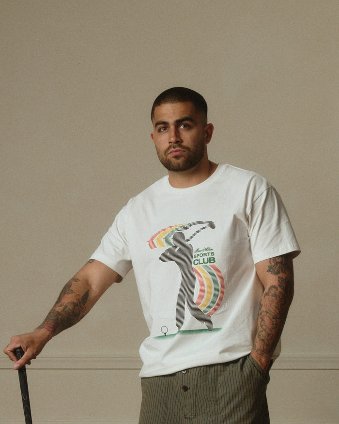 Marc Nolan Sport Club Golf Tee - White