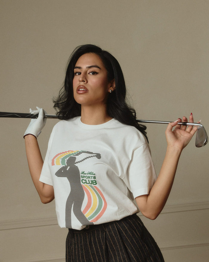 Marc Nolan Sport Club Golf Tee - White