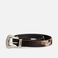 Marc Nolan Western Leather Belt - Dark Horse
