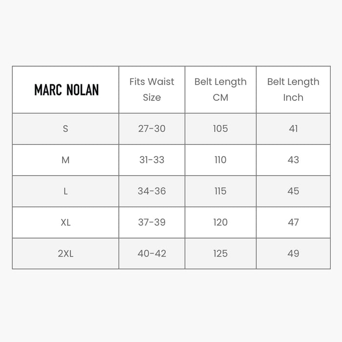 Marc Nolan Western Leather Belt - Dark Horse