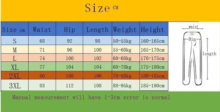 Men's printed sports pants, unisex running pants, fitness pants, casual pants