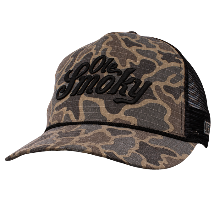 MESHBACK HAT - DARK DUCK CAMO