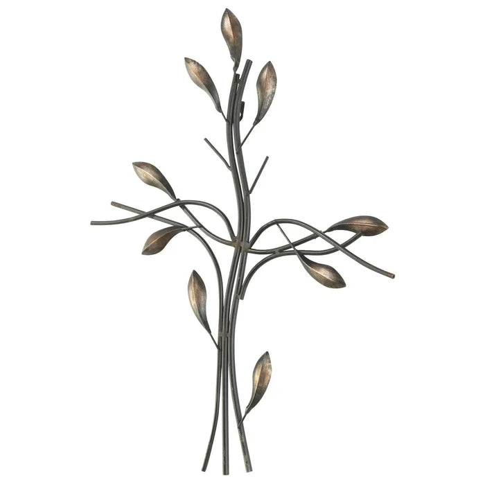 Metal Wall Cross Tree