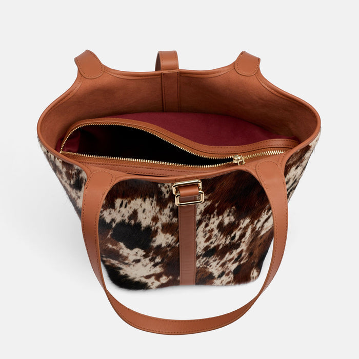 Mila Dark Horse Pony Hair Tote Bag