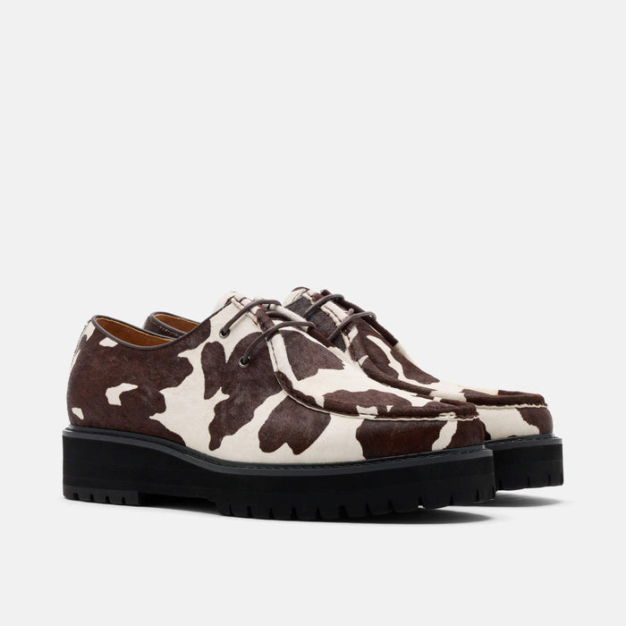 Montana Spotted Horse Moc Toe Derbys