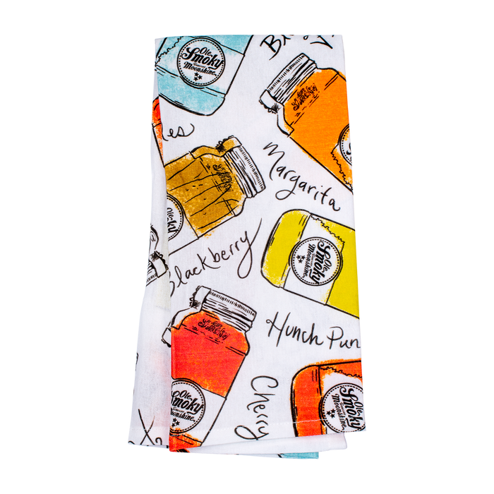 MOONSHINE JARS TEA TOWEL