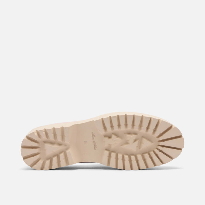 Ms. Adler Pastel Colorblock Leather Lug Penny Loafers