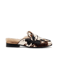 Ms. Del Mar Dark Horse Pony Hair Loafer Mule