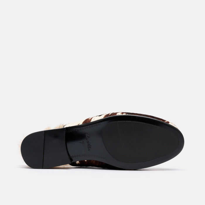 Ms. Del Mar Dark Horse Pony Hair Loafer Mule