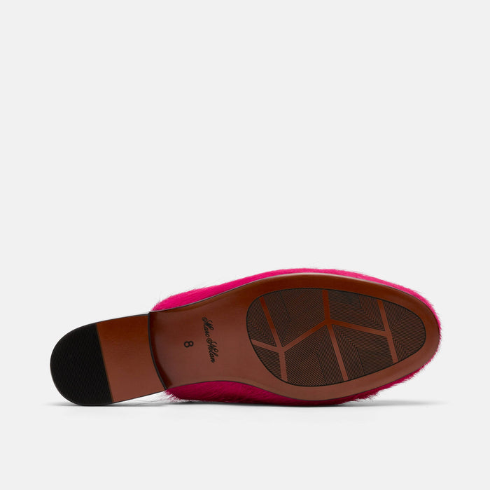 Ms. Del Sol Hot Pink Bit Loafer Mule