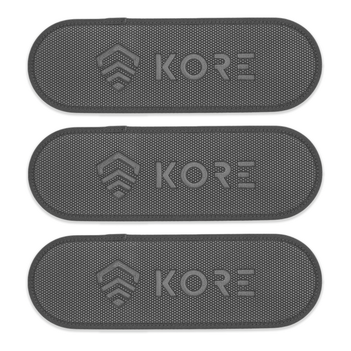 Three Kore Essentials Muffin Top Pads for Quick Deployment Battle Belts