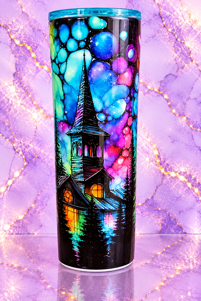 Neon Ghostface - 20 oz Stainless Steel