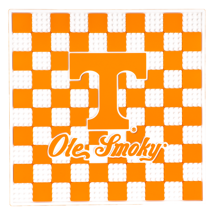 OS/UT CHECKERBOARD BAR MAT