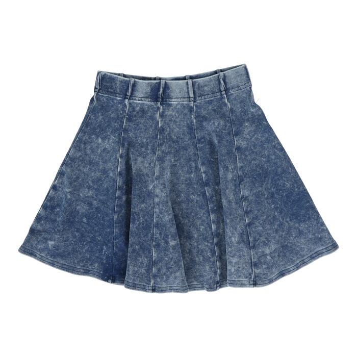 Panel Skirt - Blue Wash