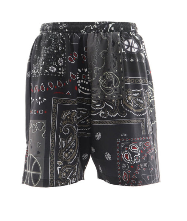 PATCHWORK BANDANA SHORTS
