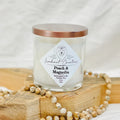 Peach & Magnolia Scented Candle
