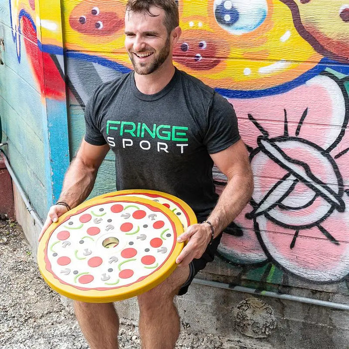 Pizza Bumper Plates (10lb Pair) (4373390753839)