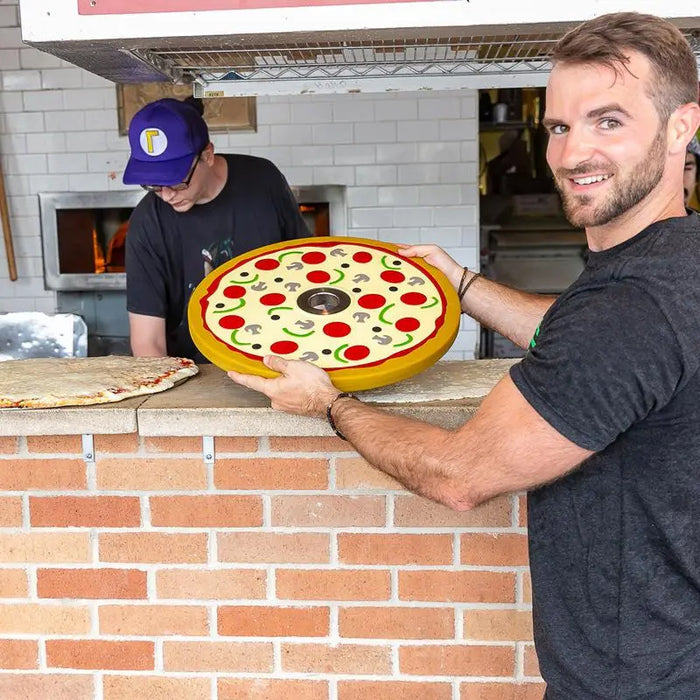 Pizza Bumper Plates (10lb Pair) (4373390753839)