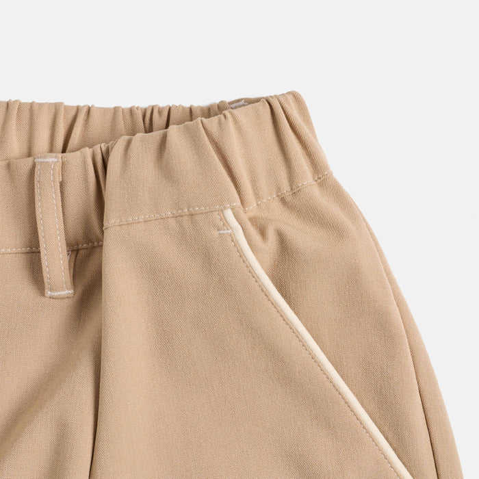 Pleated Golf Trousers - Khaki