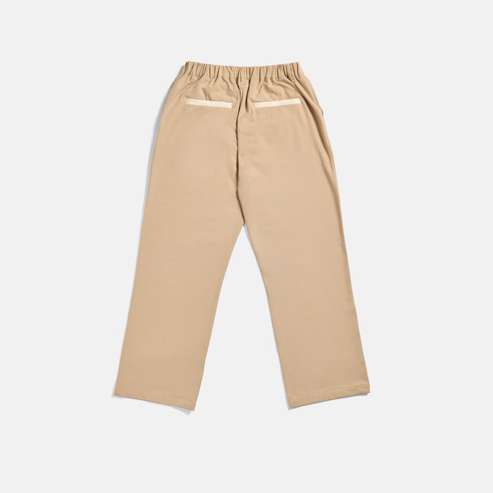 Pleated Golf Trousers - Khaki