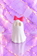 Pretty in Pink Ghost Straw Topper