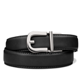Kore Essentials Black Leather Quarter-inch Gun Belt with a Q1 Buckle